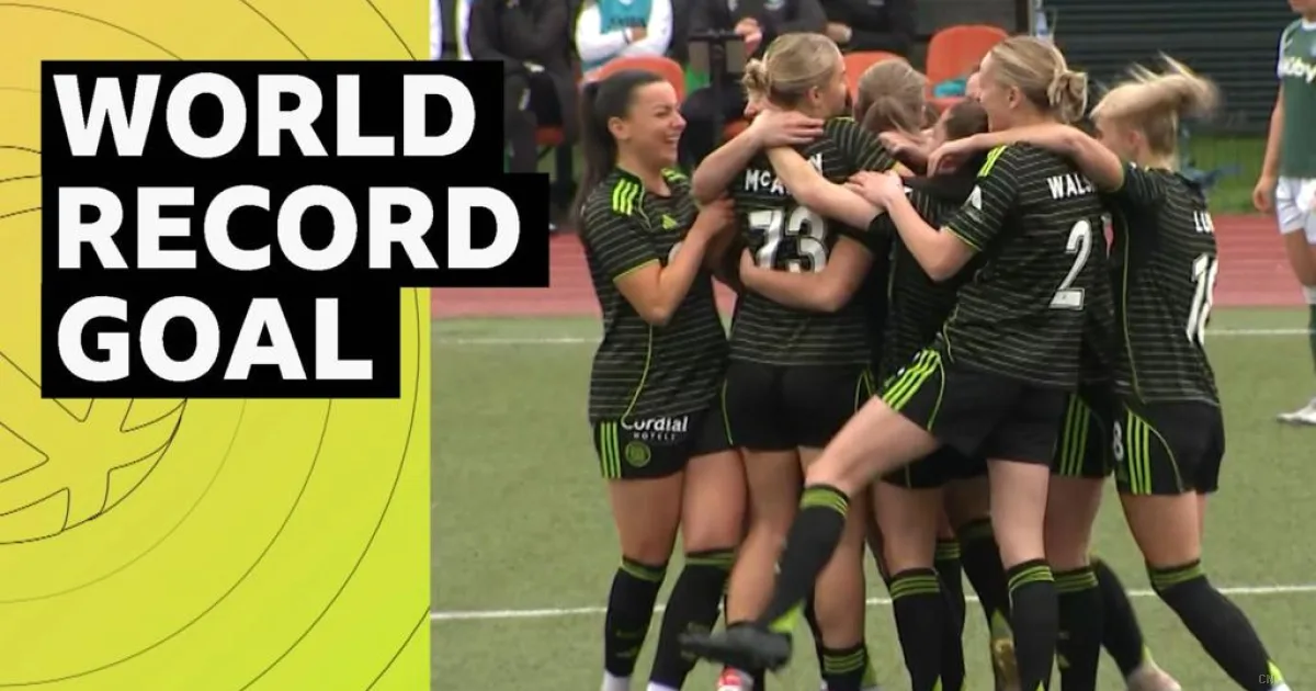 Maria McAneny fa la storia: gol dal centrocampo in 4.1 secondi, nuovo record mondiale