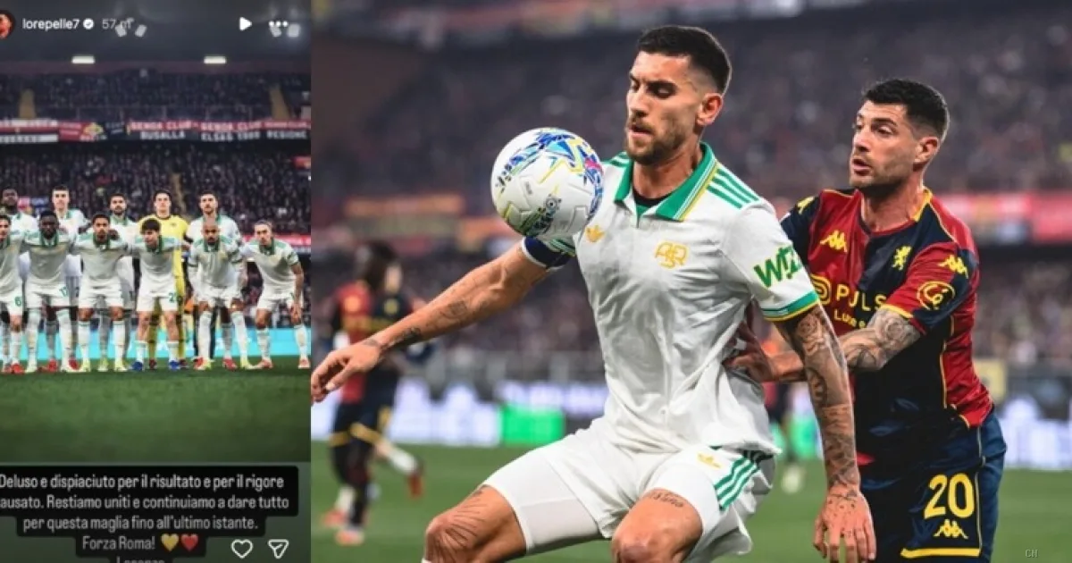 Pellegrini chiede scusa dopo il rigore di Genoa-Roma: "Restiamo compatti"