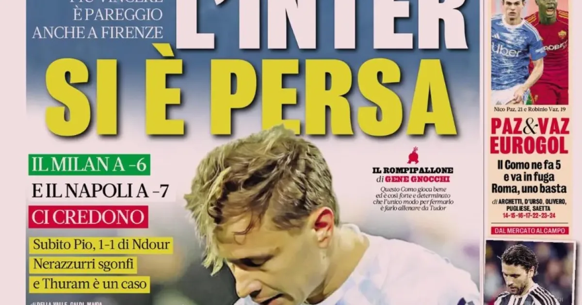 Inter travolge in casa il pareggio: Napoli e Milan sognano lo Scudetto, Allegri stacca tutti
