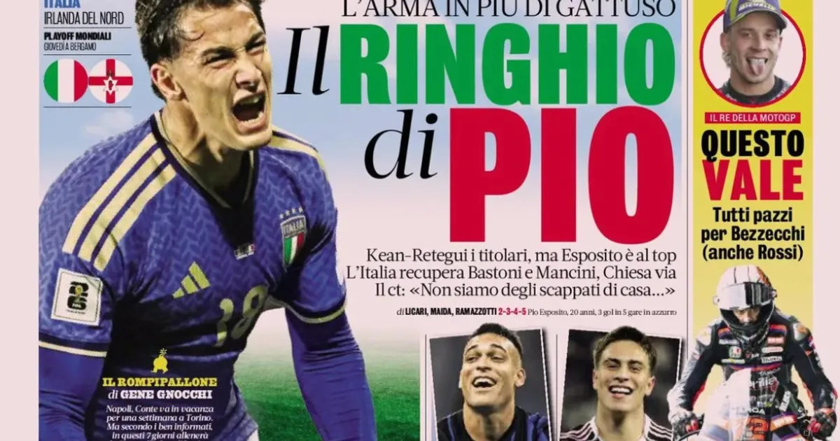 Italia in campo giovedì, Spalletti vuole riscatto: fuori Chiesa, dentro Cambiaghi