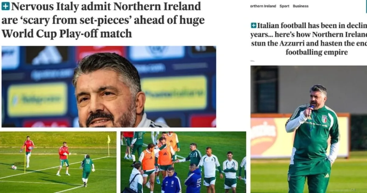 Irlanda del Nord crede di potervi battere: i media attaccano l'Italia decadente