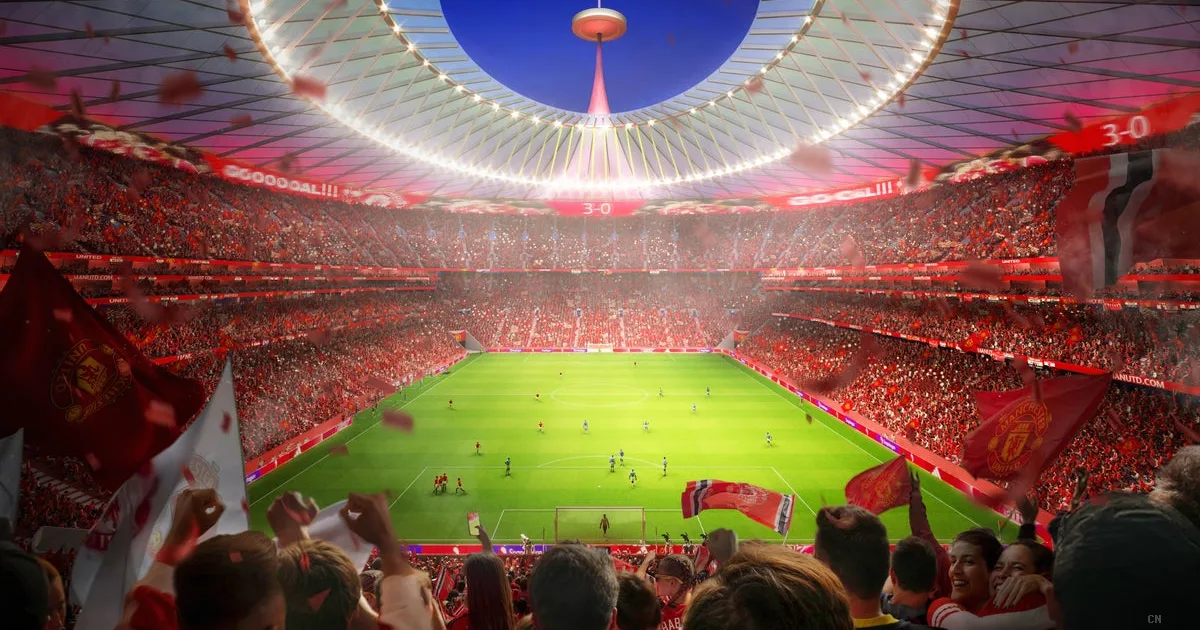 Manchester United: il nuovo stadio da 100mila posti è in corso, ma l'apertura rimanda