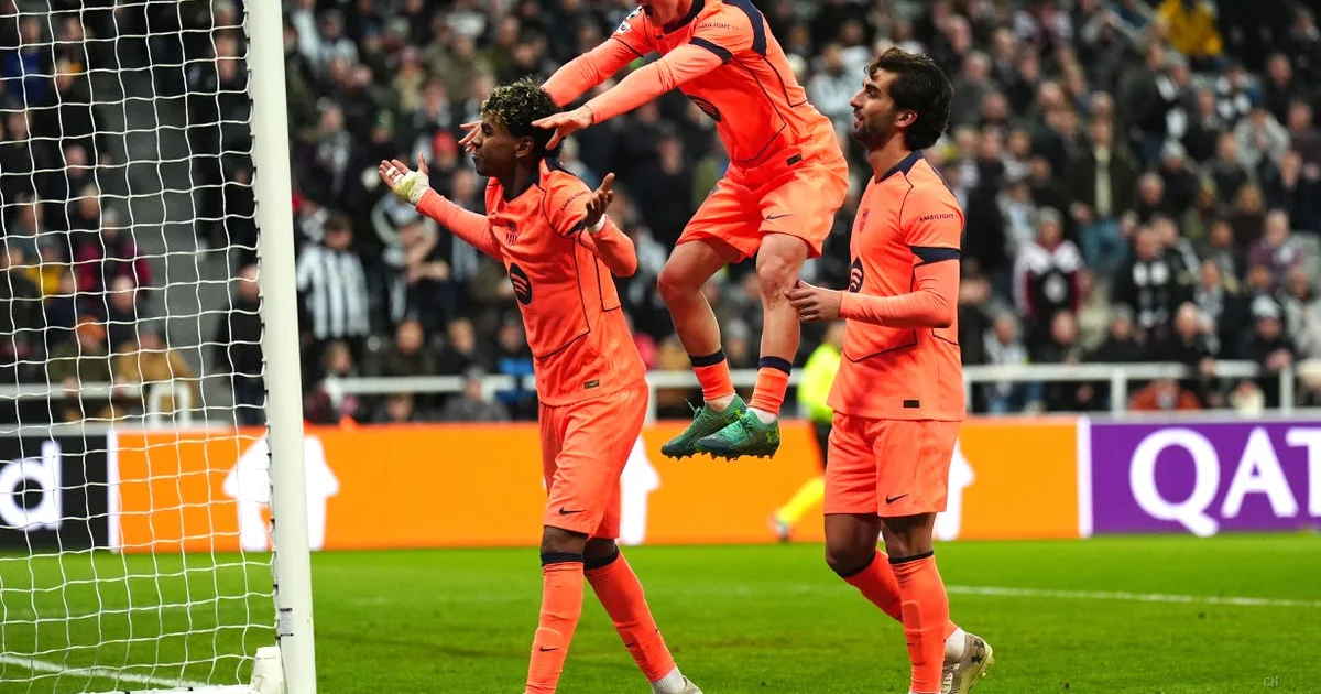 Yamal salva il Barcellona nel finale: Newcastle-Barcellona finisce 1-1
