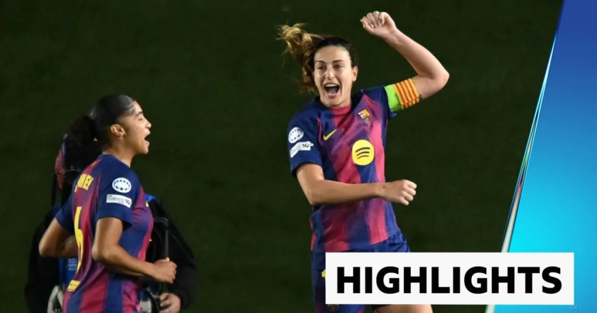 Barcellona umilia il Real Madrid: 6-2 nel primo round dei quarti di Champions femminile