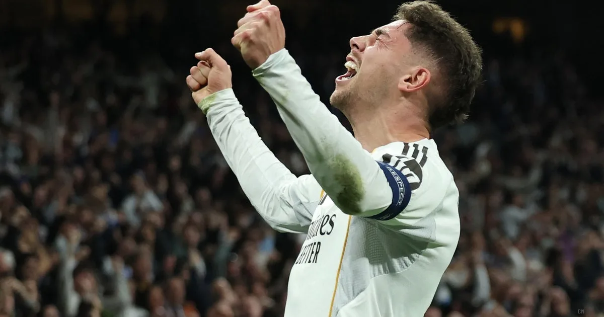 Valverde trascinatore del Real Madrid: tripletta decisiva contro il Manchester City di Guardiola