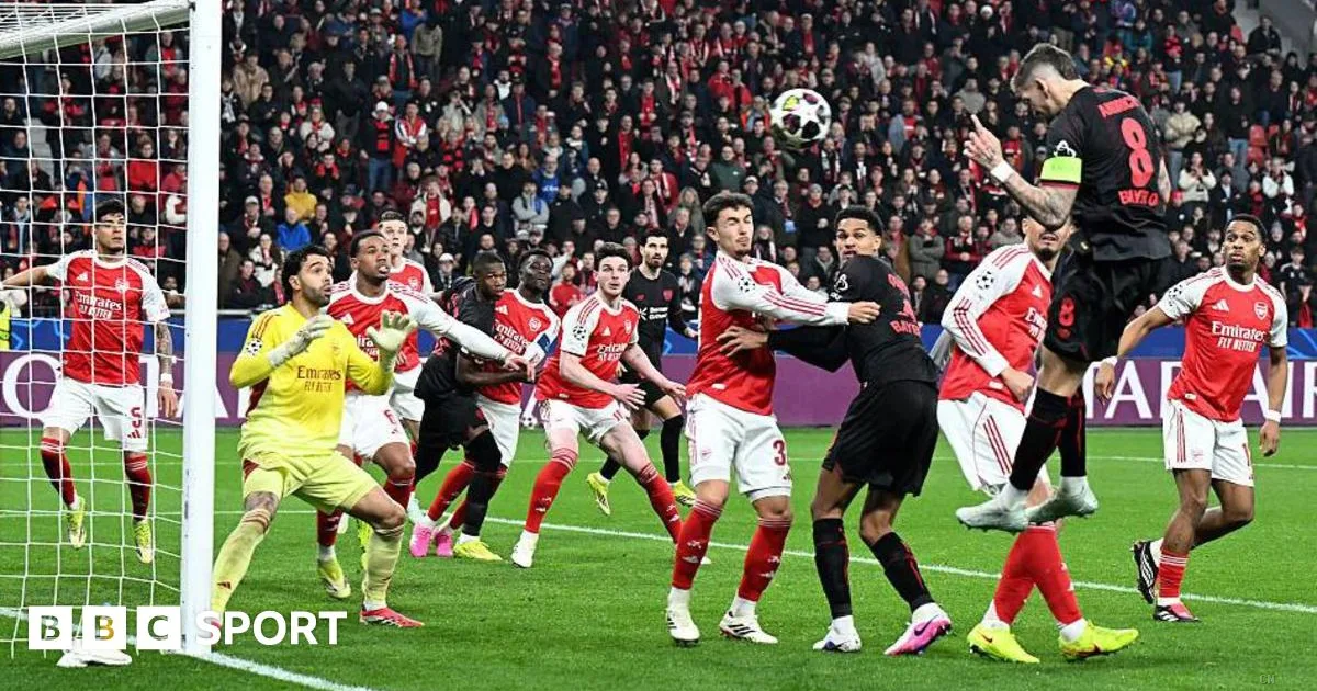 Arsenal cede in Germania: Leverkusen la ferma con un corner, Havertz salva i Gunners