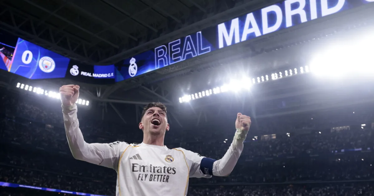 Valverde ne fa tre al City e zittisce i fischi: tripletta storica al Bernabeu
