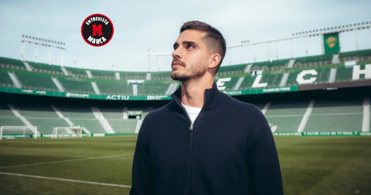 André Silva carica l'Elche per il Bernabéu: "Cristiano mi insegna con l'esempio"