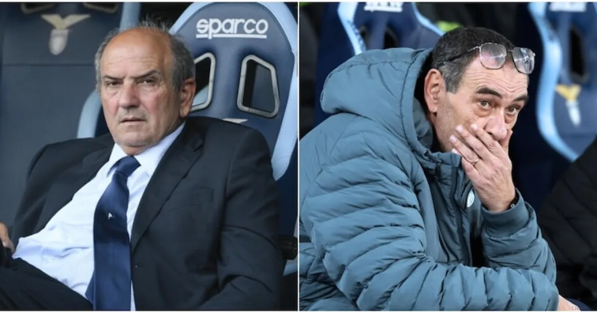 Lazio, lo scontro Lotito-Sarri rimandato a giugno: Fabiani prova a mediare