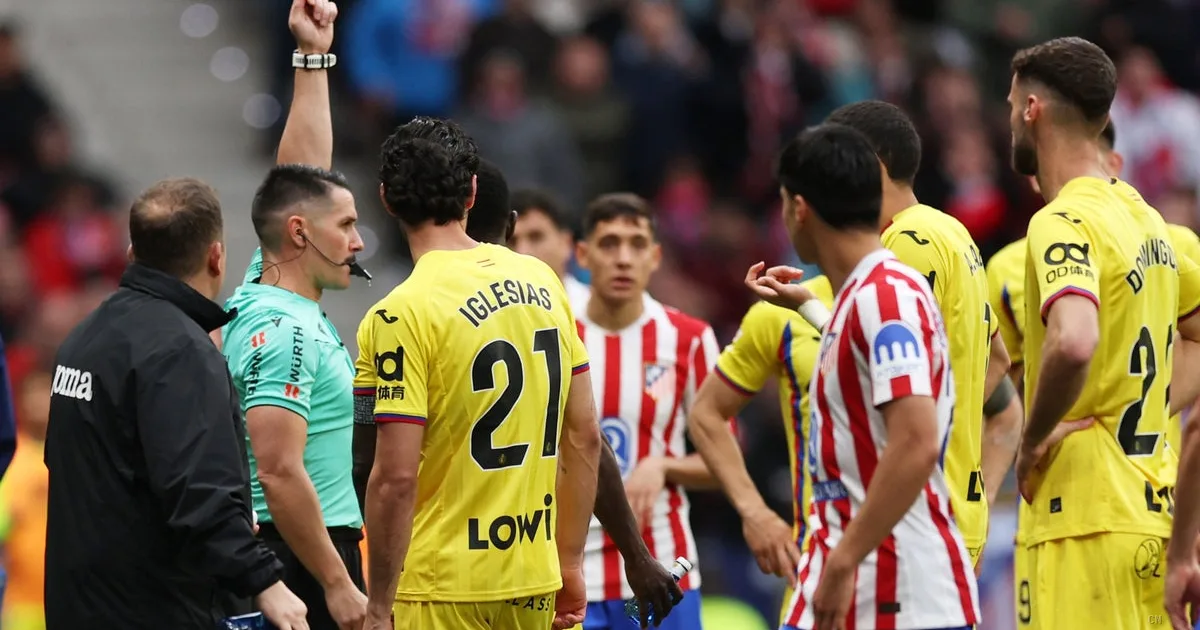 Espulsione choc in Getafe-Atletico Madrid: difensore rosso per un gesto sconcertante