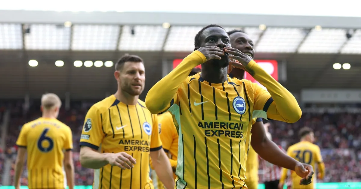 Brighton vince a Sunderland: Minteh decide il match, Black Cats in crisi