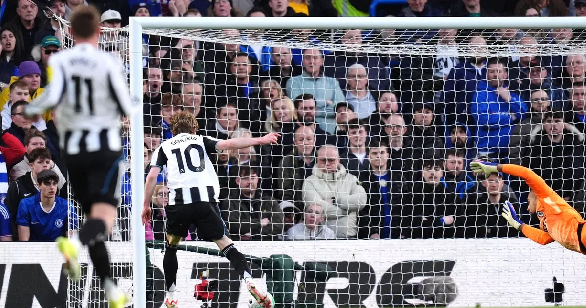 Newcastle batte Chelsea 1-0 a Stamford Bridge: Gordon gela i Blues