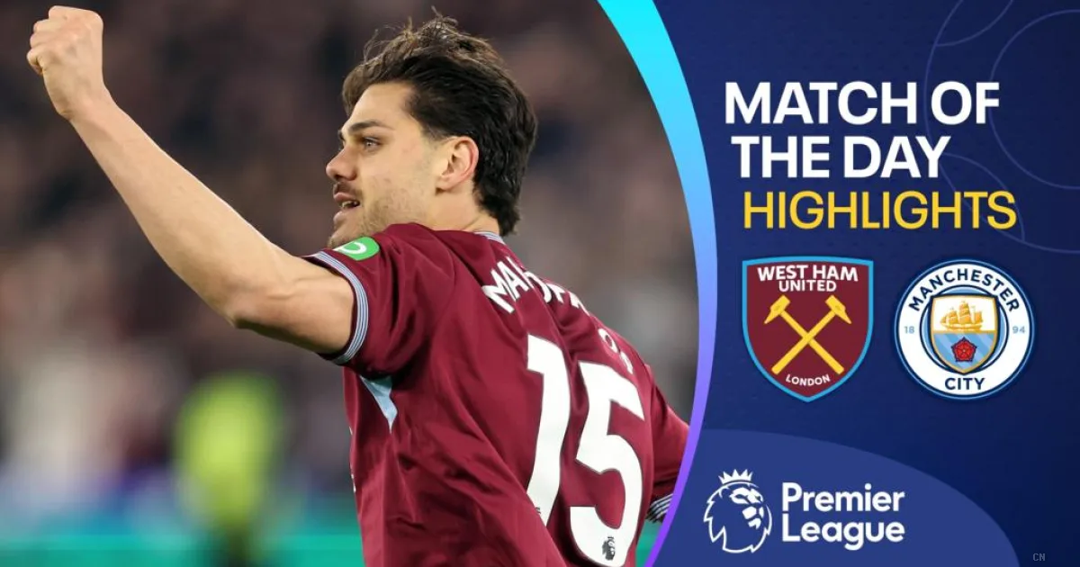 Man City pareggia con West Ham: gli Hammers escono dalla zona retrocessione