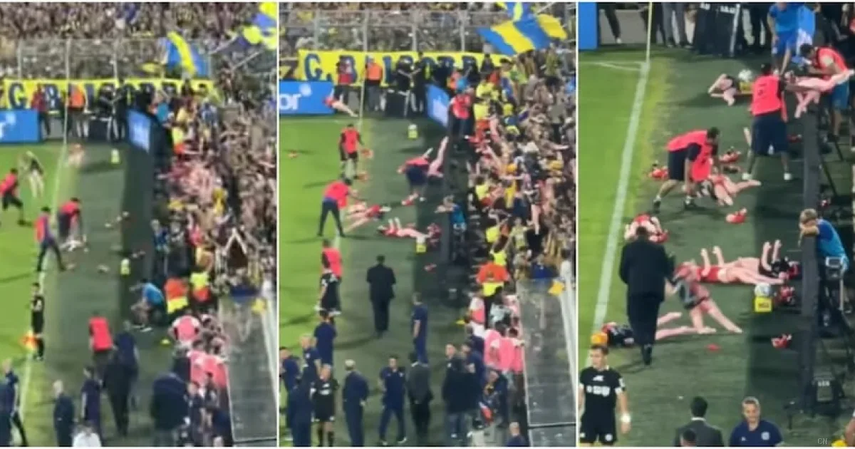 Rosario Central, la sfida al Newell's: pioggia di bambole gonfiabili in campo