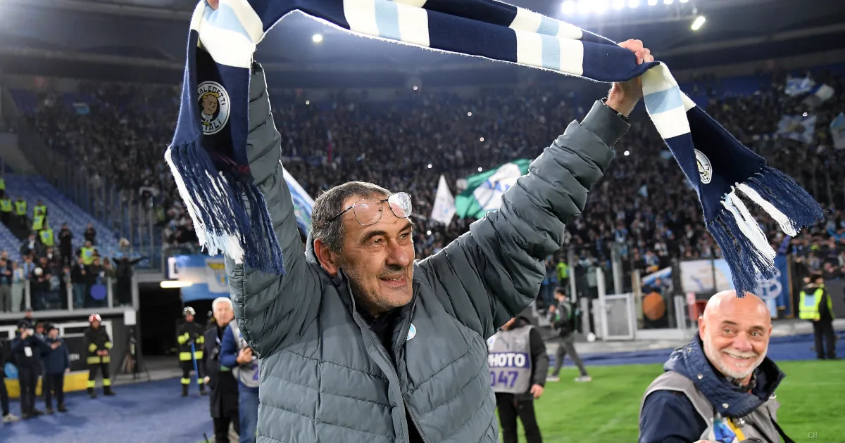 Lazio-Milan 1-0, Sarri emozionato: «Una notte indimenticabile anche senza vittoria»