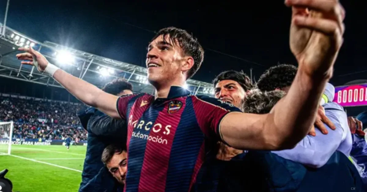 Espí, il gigante del Levante che incanta la Liga: gol con entrambi i piedi e di testa