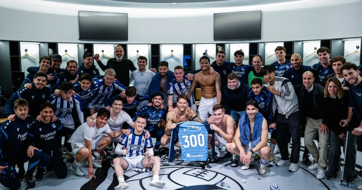 Remiro celebra i 300 match con la Real: "Meglio di qualsiasi sogno immaginato"