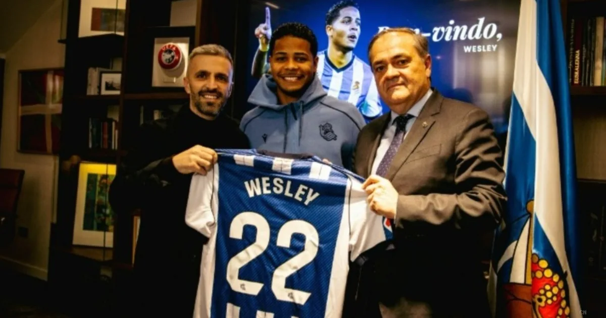 Wesley in panchina da un mese: l'acquisto invernale della Real Sociedad non decolla