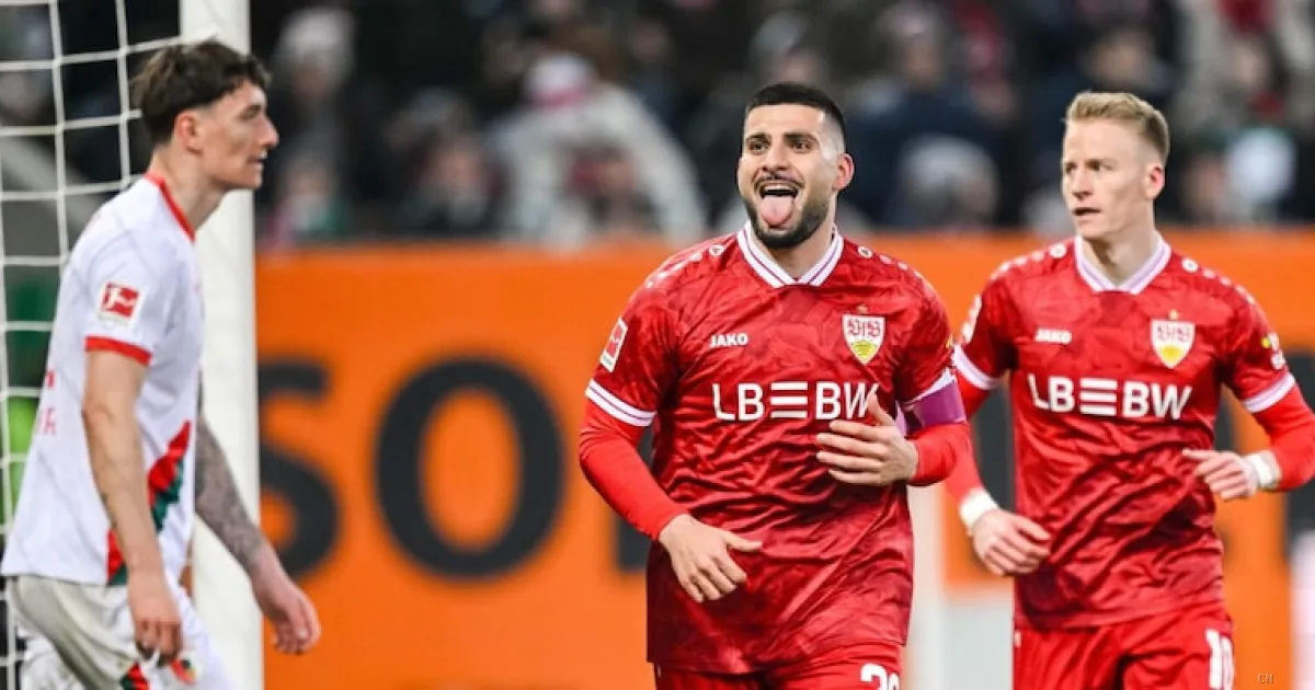 Stoccarda travolge l'Augsburg con una cinquina e torna al terzo posto