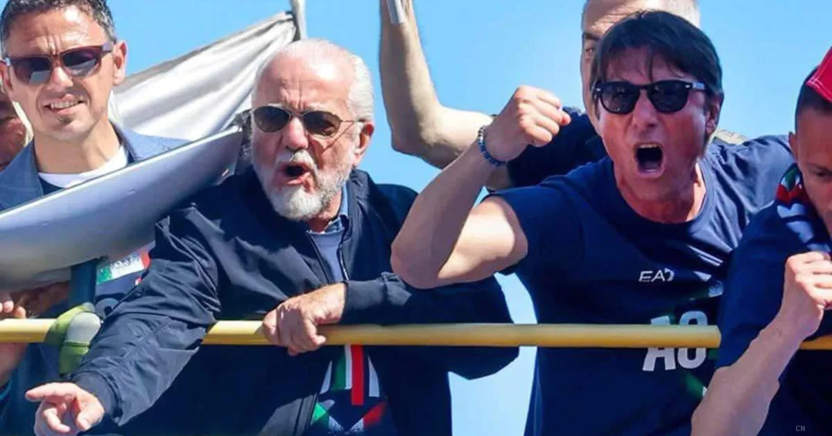 De Laurentiis: "Conte non abbandonerà mai il Napoli"