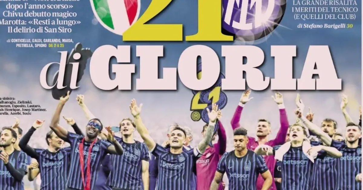 Inter Campione d'Italia: il 21° Scudetto arriva a San Siro nel segno di Chivu, Thuram e Mkhitaryan