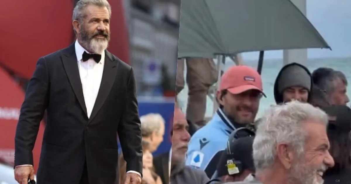 Mel Gibson tra Roma e Lazio: spunta la maglia biancoceleste sul set in Puglia e scoppia il caso tra i tifosi