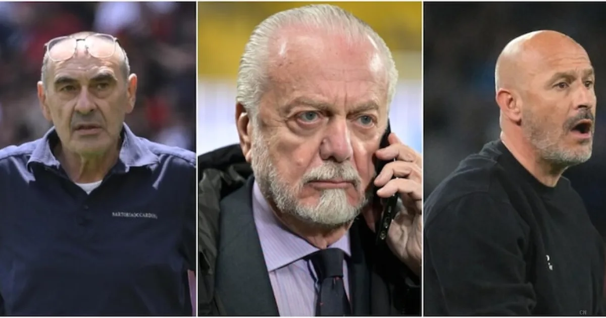Napoli, rivoluzione in panchina: Conte verso l'addio, De Laurentiis valuta il ritorno di Sarri e l'opzione Italiano
