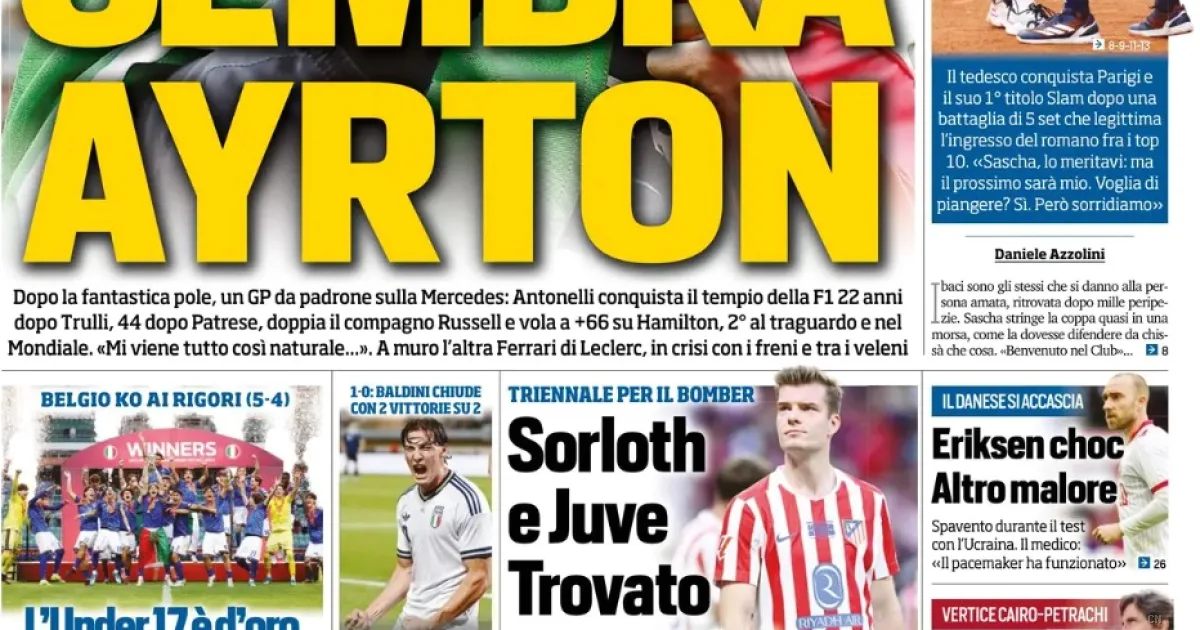 Italia U17 sul tetto d'Europa e Juventus scatenata: accordo per Sorloth mentre il Torino sceglie il nuovo tecnico