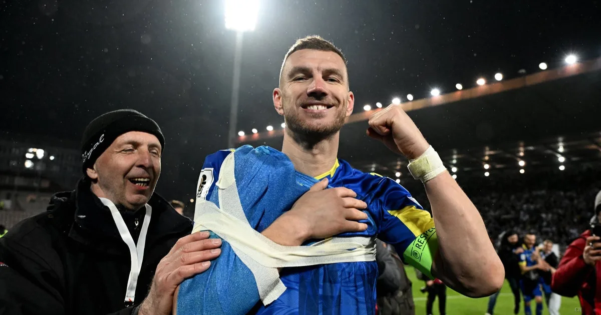 Edin Dzeko eterno: a 40 anni guida la Bosnia ai Mondiali 2026 dopo l'impresa contro l'Italia
