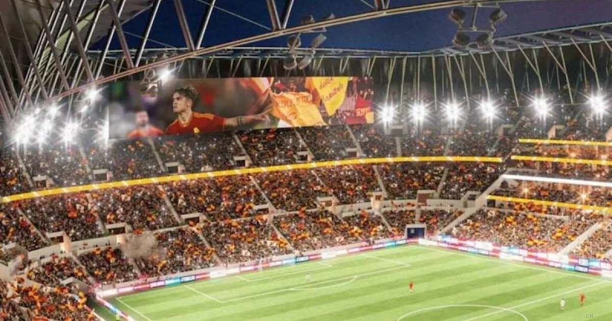 Roma, il nuovo stadio a Pietralata entra nel vivo: Dybala è l'uomo simbolo nei rendering del futuro impianto