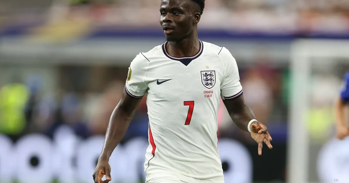 Inghilterra, Bukayo Saka torna all'allenamento