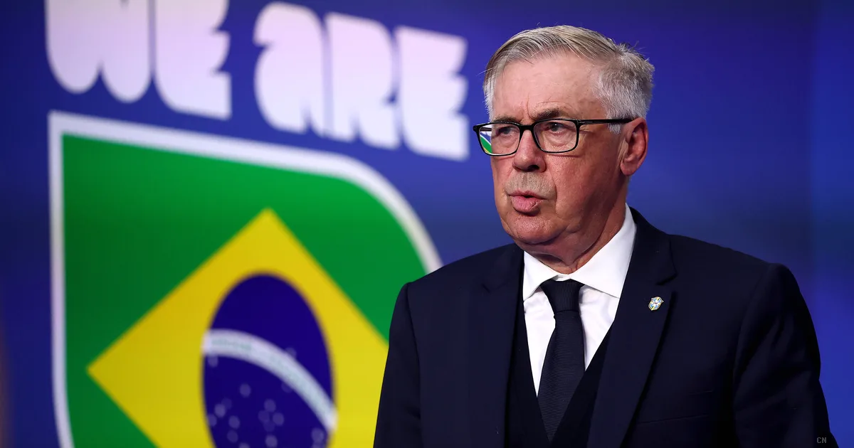 Ancelotti sogna il record mondiale: il piano per portare il Brasile sul tetto del mondo nel 2026