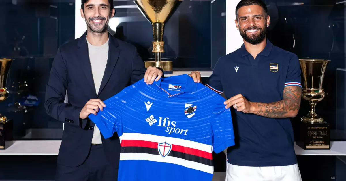 Lorenzo Insigne è un nuovo attaccante della Sampdoria