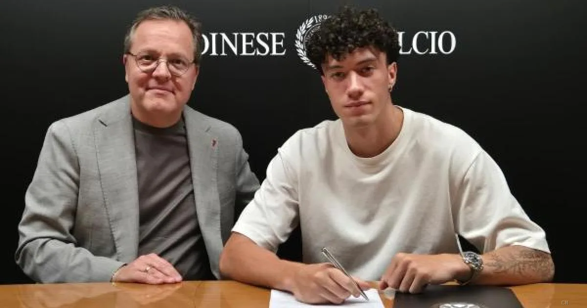 Udinese: rinnovato il contratto di Matteo Palma fino al 2031