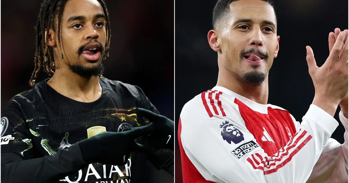 Arsenal, tegola Saliba: caccia a Stones o Konsa. Il Liverpool sfida il PSG per Akliouche