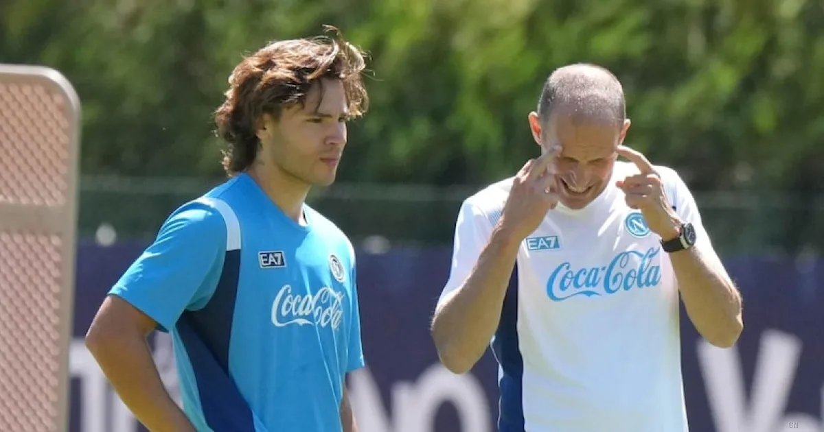 Allegri trasforma il Napoli: Antonio Vergara diventa mezzala nel nuovo laboratorio tattico azzurro