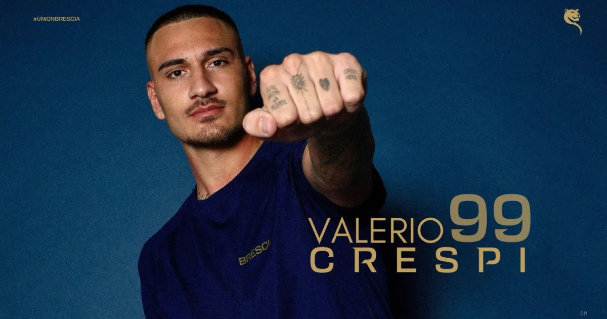 Brescia, stop forzato per Valerio Crespi