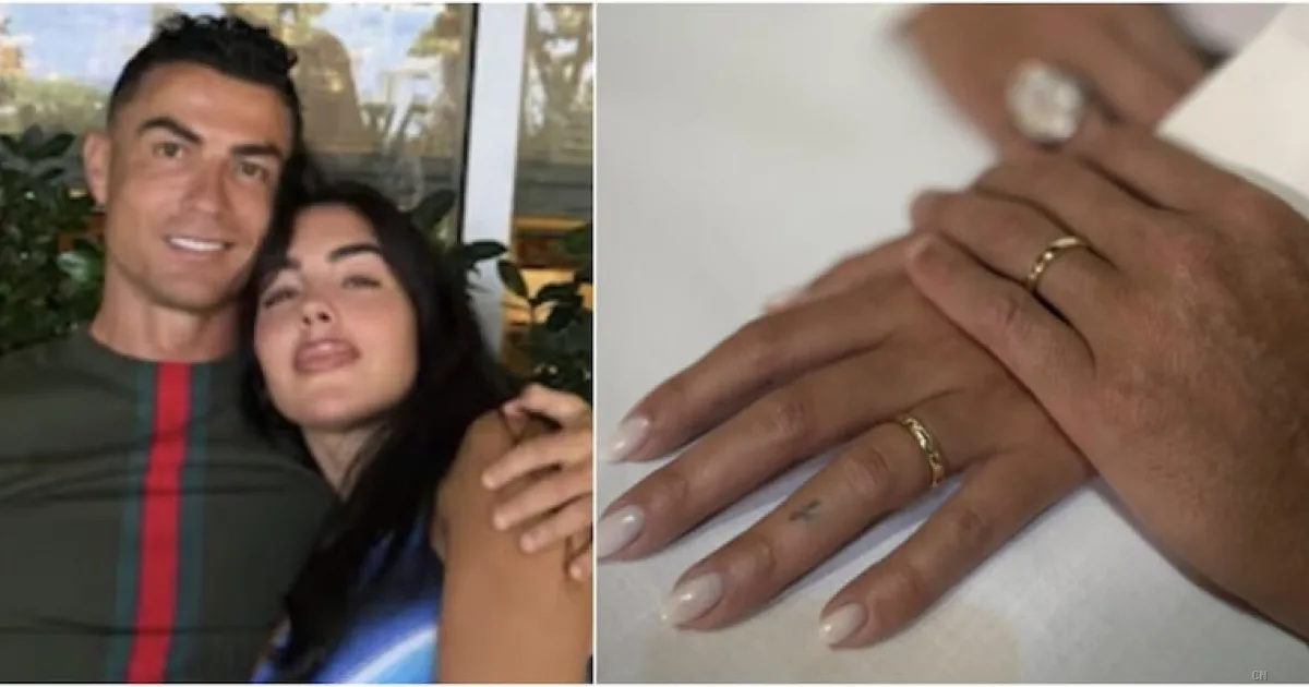 Cristiano Ronaldo e Georgina Rodriguez si sono sposati: l'annuncio ufficiale e le foto delle fedi nuziali