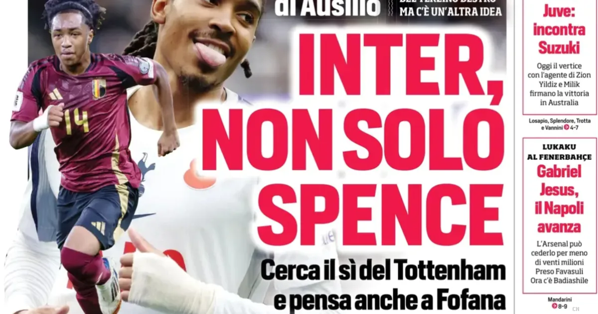 Inter scatenata su Spence, la Juventus blinda i suoi gioielli e la Roma cala il tris sul mercato
