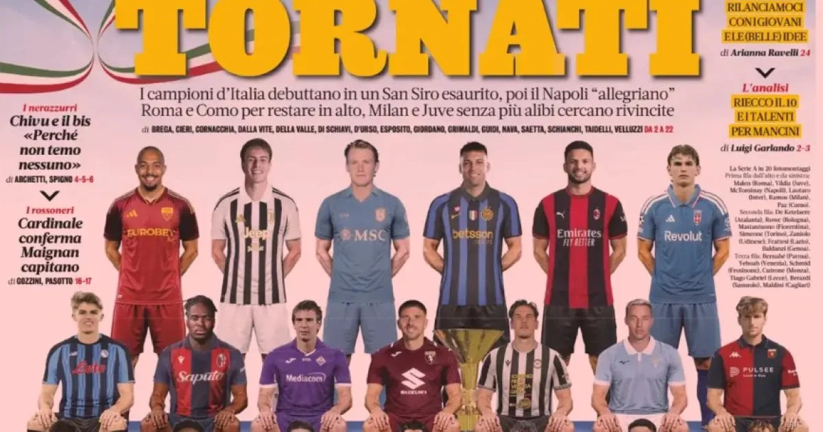 Serie A al via: l'Inter difende il titolo, ma Juve, Milan e Napoli preparano l'assalto al trono